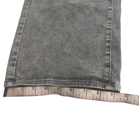NYDJ Jemma Barrel Jeans Creekside High-Rise Lift Tuck Technology Women 14 Gray - Picture 10 of 15